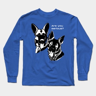 German Shepherd Head Tilt Long Sleeve T-Shirt